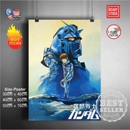 (Ready Stock) Mobile suit Gundam 144 RX-78-2 / RX78-2 / RX78 2 Gundam wall poster sticker deco poste