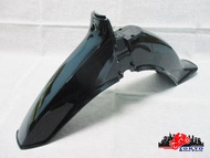FRONT FENDER PLASTIC SPARKLING BLACK Fit For SUZUKI RC80 RC100 RC100G // บังโคลนหน้า พลาสติก สีดำประกาย
