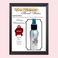 Organic Pure Rose Bulgaria Floral Rose Water * 有機 大馬士革 玫瑰花水 * 100ml * Natural Face Toner 天然保濕噴霧 *  適