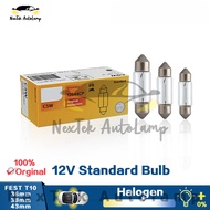 C5W 5W T10 10W 36mm 38mm 43mm 12844 12854 12864 12866 Original Standard Halogen Car Light Bulb (1 Bu