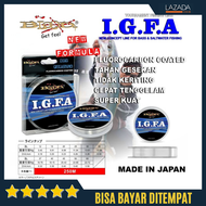 Senar Fluorocarbon Blood X IGFA 250 meter - Senar Anti Keriting Galatama Kuat Panjang - Senar Pancin