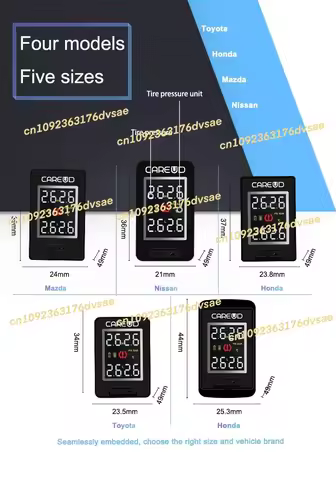 NEW In Stock CAREUD U912 for Toyota Wireless Tire Pressure Indicator 4X External Sensor Tyre Pressur