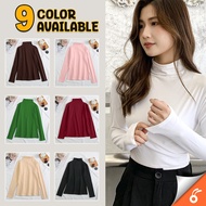 0557 YUNO Women Top Mid-High Collar Inner Wear Muslimah Inner Wear Baju Inner Kolar Separuh Tinggi 半