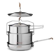 【山野倉庫】瑞典-PRIMUS 738001  CampFire Cookset Large 不鏽鋼鍋組1.8+3.0L