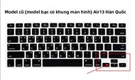 Miếng Dán Bảo Vệ Bàn Phím Tiếng Hàn Cho Macbook Air 13.3 Inch M4/M3 Mới Miếng Dán Bảo Vệ Cho Máy Tín