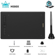 Tặng Găng Tay Vẽ Trị Giá 139K - Bảng Vẽ Cảm Ứng Huion Inspiroy H580X Màn Hình Rộng 8x5 Inch Bút Khôn