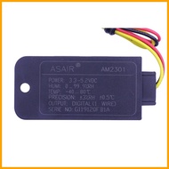 DHT21 temperature and humidity sensor measures temperature and humidity