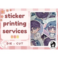 Sticker Printing Service (Die-Cut)