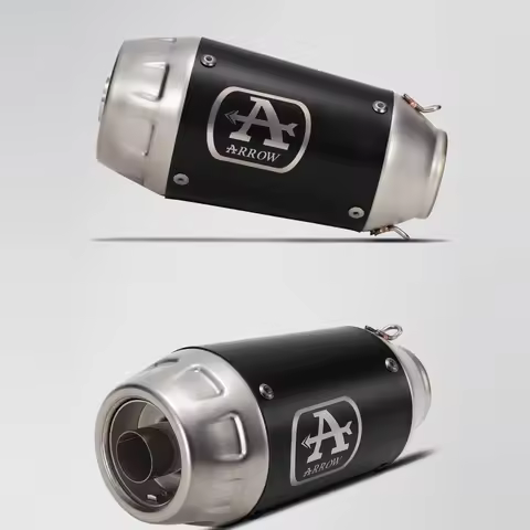 51mm Motorcycle Exhaust ARROW Muffler Pipe Stainless Steel Tube For Yamaha Honda Kawasaki Z800 Z900 