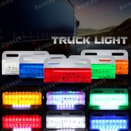 1PC 24V Truck 24 LED Truck Side Marker Lights Warning Tail Light Car Auto Trailer Lamps Amber