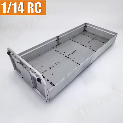 JXmodel Simulation 1 / 14 Metal Low Railing Car Box F1650 for 1/14 RC Truck JXmodel F1650 Car