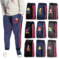 (DoubleEly)Funky CARTOON Side Lace Jogger / Sweat Pant (2Y-8Y) - Random Color