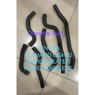 READY STOCK TOYOTA ALPHARD GGH20 GGH25 3.5 cc HEATER HOSE COMPLETE (high quality)