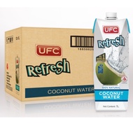 UFC Bottle x 1L 100% Natural Coconut Water
