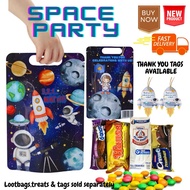 30pcs Astronaut Space Outer Space Ship Loot Bag Candy Bag Ziplock Stand Up Pouch Chipbags Ziplock Ba
