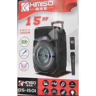 Bluetooth Speaker Wireless Karaoke Party Kimiso QS-1501 Portable Speaker Big Speaker 15inch