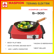 Kompor Listrik Maspion S-300  Murah Awet Tahan Lama -Warna Merah / kompor listrik / kompor maspion / KOMPOR16