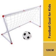 Stock KL FREE Ball & Pump Goal Keeper 120cm BIG GOAL Football Goal Tiang Gol Bola Sepak Soccer Toys 