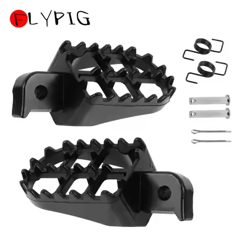 Foot Pegs Rest Footpegs for Yamaha PW 50 80 BW80 DT50 RT100 180 T225S TT225T 110 50E 90 TW200 WR200 