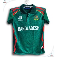 T20 World Cup Short Sleeve Collar Polo For Men - Bangladesh Cricket Jersey