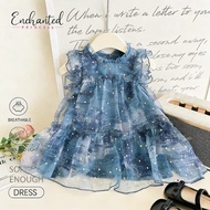 [ENCHANTED PRINCESS] Dress biru 2-9 Years Girls' Dress