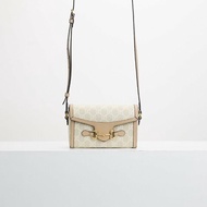 二手Gucci 1955橫版手機包 燕麥色