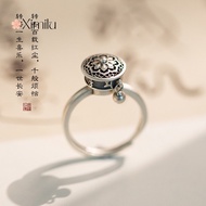 ♥Original Good Luck Turnable Thai Silver Ring Female Mascot Safe Decompression Jewelry silver 925 original ring for women rings men korean jewelry cincin lelaki cincin perempuan couple cincin emas korea 戒指