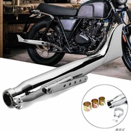 Motorcycle Exhaust Pipe Cruise/Prince/Ranger/Harley/XL883 12 Fishtail Tail Section