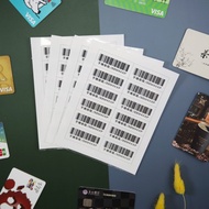 客製 發票 防水貼紙 電子發票載具 手機條碼 載具 條碼 姓名貼