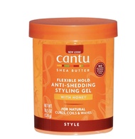 Cantu Shea Butter Maximum Hold Anti-Shedding Styling Gel with Honey 18.5 oz