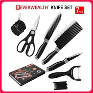 Good Quality 7PCS Knife Set Gift Set (Knife+Peeler+Scissor+Sharpener+Protector)