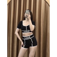 Many 2-piece, one-piece bikini models