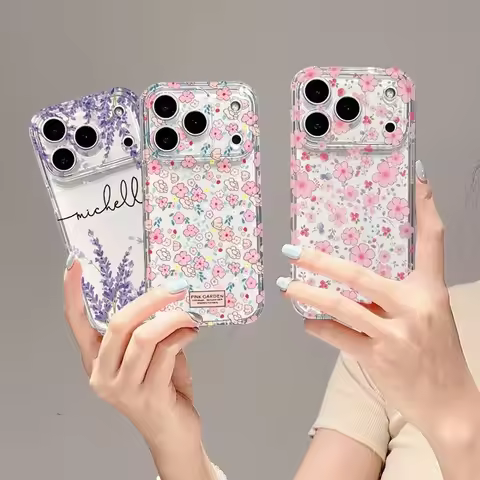Full Screen Flowers Clear Phone Case For Huawei Honor 90 Lite X7B X8B X9B X9A X9D X7D X8D X7A X8C Pl