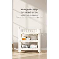 INSTOCK - 2-in-1 Baby Care Nursing Multi-Functional Changing Table Clothes Cabinets Space Saver Storage Box Storage