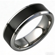 Stainless Steel Metal 125kHz T5577 RFID Ring, Suitable for Both Men and Women, Comfortable to Wear, 