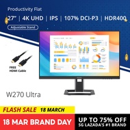 PRISM+ W270 Ultra  27" 60Hz Productivity Monitor [3840 x 2160]
