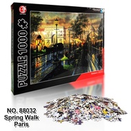 Kaki Jimat 1000 Pcs Jigsaw Puzzle Landscape Design Picture for Adults Children Intelligent Games Toy