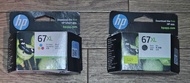 HP 67XL 墨盒 (黑色 + 彩色)