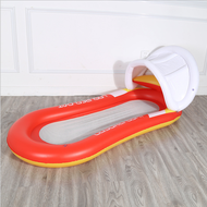 Shade Floating Bed Swimming Tube Bagel Lounge Inflatable Float Adult Swim Ring Air Mat Pool Raft Foldable Air Mattresses Sports