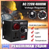 AC 220v 4000W Voltage Regulator Voltage Regulator Compact Variable Voltage Controller Temperature Sp
