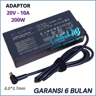 Charger Adapter For Asus 20V - 10A DC 6.0*3.7mm 200W Model ADP-200JB D + Power Cable -CNB