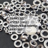 684W3.5ZZ 4*9*3.5 (mm) Miniature ball bearing