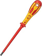 C. K Tools T49144-65 Dextro VDE Insulated Slotted Driver Cabinet Tip 1/4-Inch X 6-Inch Shaft