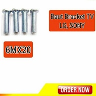 baut bracket LED TV LG 32 42 43 49 50 55 65 inch