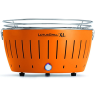 LotusGrill XL Size Smokeless Charcoal Grill -Mandarin Orange(Germany)           Portable Charcoal Grill, Table Grill, Travel Grill, Portable BBQ, Portable BBQ Pit,Camping Grill,Safe with children,Health BBQ, Party Grill, Easy Clean, Compact in size Grill