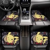 Pokemon Pikachu Car floor mats Car universal high-end carpet floor mats Car floor mats 4-piece set