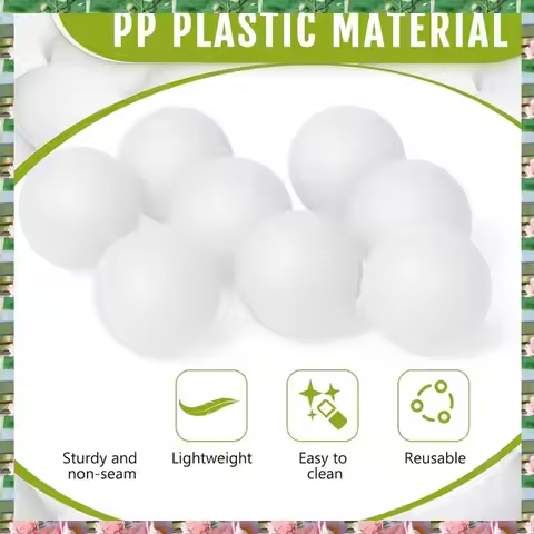 Sports 100Pcs Ping Pong Balls 40Mm Beer Balls Bulk Washable Small Game Balls For Carnival Pool Games