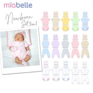 Miabelle Basic Newborn Set 3in1 - Newborn Baby Bundle Package