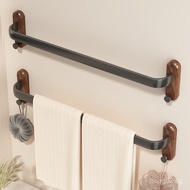 Towel Rack Bathroom No-Drill Towel Hanging Rod Storage Rack Integrated Bathroom Towel Drying Rack To
