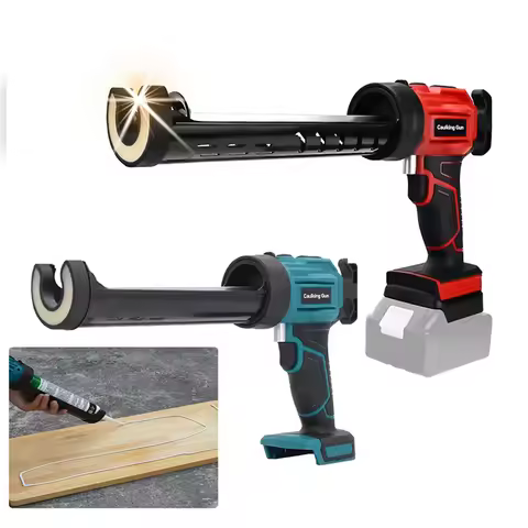 4 Speeds Electric Caulking Gun Lithium Battery Wireless Glass Glue Gun Doors Windows Filling Sewing